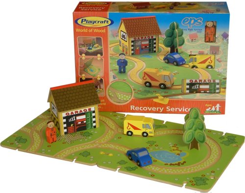 Childrens Toyshop  Toys : Wembley Playcraft World of Wood - Recovery Service Set