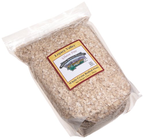 Legacy Valley Certified Gluten-Free Whole Grain Rolled Oats, 48-Ounce Pouches (Pack of 2)