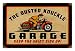 Busted Knuckle Garage BKG-97 11 X 18 Retro-Cycle Rider Rusted Metal Sign