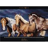 (18x24) No More Night Mares (3 Horses) Art Poster Print