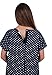Smart Hospital Delivery Gown (L/XL, Navy Polka Dot)
