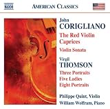 Corigliano - The Red Violin Caprices; Thomson - Three Portraits