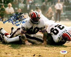 Tommy Nobis Autographed/Hand Signed 8x10 Photo Falcons PSA/DNA #W66987