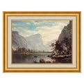 Mirror Lake, Yosemite Valley by Albert Bierstadt- 18.5x22.5"