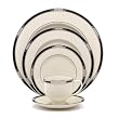 Lenox Hancock Platinum Ivory China 5-Piece Place Setting, Service for 1