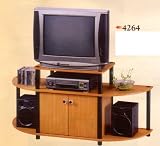 BEAUTIFUL NEW TV STAND W. TWO DOORS