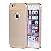 iPhone 6 Plus Protective Case, Lumsing? Hard Soft Rubber Hybrid Shockproof Impact Rugged Armor Defender Case Protective Cover for Apple iPhone 6 Plus (5.5 inch Screen) with Screen Protector (2 in 1/Gold&Gold)
