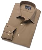  : Dockers Men's Textured Stripe Shirt, Burgundy, 18 - 34/35