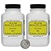 Yellow Iron Oxide [(Fe2)O3.H20] 99% AR Grade Powder 1 Lb in Two Space-Saver Bottles USA