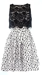 Sleeveless Lace Sheath Polyester Polka Dot Print Cocktail Above the Knee Mini Dress 