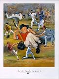 Little Leaguer, Art Poster by Clemente Micarelli