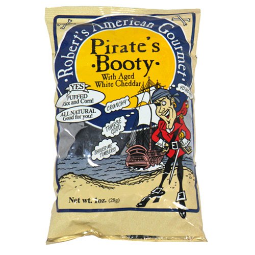 Robert's American Gourmet Pirate's Booty, 1-Ounce Bags (Pack of 24)