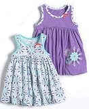 Offspring Infant Girls Two Pack of Dresses Nb-24 Months