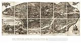 View of Rome, 1593, Art Poster by Antonio Tempesta, size 60