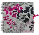 Paperchase Landscape Scrapbook. Pink Botanical Design
