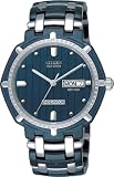 Citizen Blue Ion Plated Endeavor J-Class Eco-Drive Stainless Steel Blue Dial BM8335-50L Watch