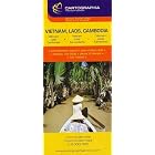 Vietnam,Laos and Cambodia Map by Cartographia (Country Map) by Cartographia