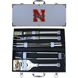 Bergamot Nebraska Cornhuskers 8 Piece Bar-B-Que Tool Set w/ Steel Handles