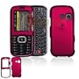 LG Rumor2 LX265 Cell Phone Rose Pink Rubber Feel Protective Case Faceplate Cover