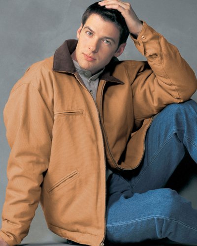 Tri-Mountain Men's Big And Tall Corduroy Collar Quilted Canvas Jacket, SPICE / BROWN / BLACK, Medium Tri-Mountain Men's Big And Tall Corduroy Collar Quilted Canvas Jacket, SPICE / BROWN / BLACK, Medium