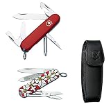 Victorinox Tinker and Edelweiss Knife Set with Pouch