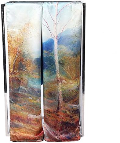 EZ Collection Luxurious 100% Silk Charmeuse Long Scarf (1)