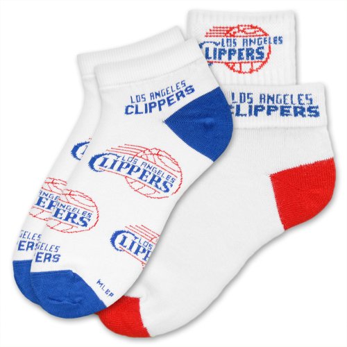 NBA Los Angeles Clippers Womens Socks 2 Pack