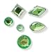 Karen Foster Design Birthstone Brads August, 108-Piece