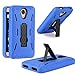 BLU Studio Selfie 2 / Studio C 8+8 case, NFW} Premium Rugged Dual Layer Heavy Duty Kickstand Case Cover for BLU Studio Selfie 2 (S230Q)/Studio C 8+8 (S270Q)(HVD Blue