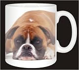  : RED BOXER DOG Coffee Mug