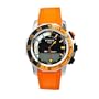 Tissot Men's T0264201728103 Sea-Touch Orange Rubber Multifunction Analog-Digital Dial Watch