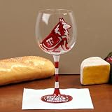 Texas A&M University Wine Glass