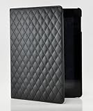 LiViTech(TM) CC Design Luxury PU Leather Case with Smart Cover Wake/Sleep Function for iPad 4 iPad 3 iPad 2 (Black)