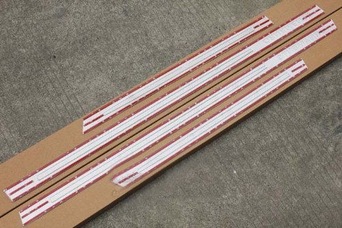 Auto Chrome Body Door Side Molding Trim Stainless 