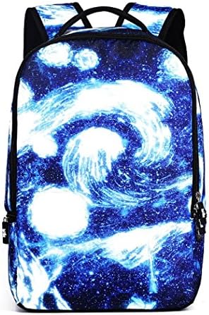Wocao Womens / Mens Unisex 3D Univesal Stars School Daily Teenager Backpack(Blue)