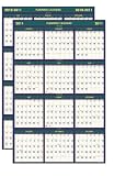 House of Doolittle Four Seasons 18 Months Reversible January 2010 to June 2011 Wall Planner, 24 x 37 Inch, Recycled (HOD390)