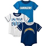 Reebok San Diego Chargers Newborn 3 Pc. Creeper Set 0-3 Months