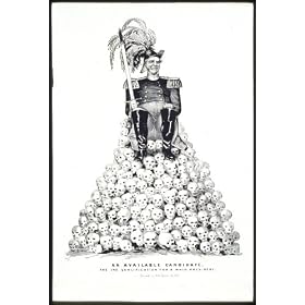 An available candidate--the one qualification for a Whig president (Reprint measured in inches 16 x 24)