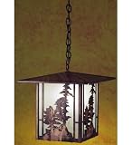 15Sq Tall Pines Lantern Pendant