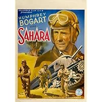 Sahara Poster Belgian 27x40 Humphrey Bogart Lloyd Bridges Rex Ingram
