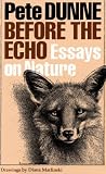 Before the Echo: Essays on Nature