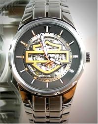 Harley Davidson Bulova Men's Watch, Luminous, Automatic, 76A17