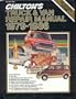 Chilton's Truck and Van Repair Manual, 1979-86