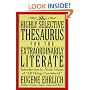 The Highly Selective Thesaurus for the Extraordinarily Literate