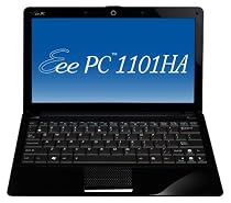 Asus Eee PC 1101HA 29,5 cm (11,6 Zoll) Netbook (Intel Atom Z520 1.3GHz, 1GB RAM, 160GB HDD,  XP Home) schwarz
