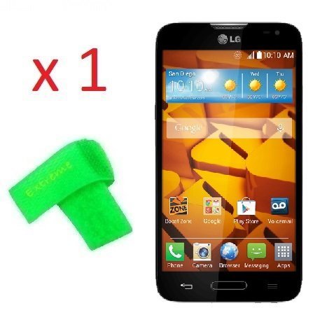 1 x Boost mobile LG Realm LS620 Screen Protector Guard CLEAR PRE-CUT No Cutting Require Perfect Fit + EXTREME BRAND