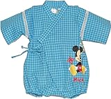 ディズニー【Disney】ミッキー＆ミニー甚平ロンパース (80, ミッキー)