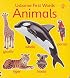 Animals (Usborne First Words)