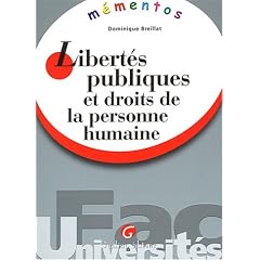 M�mento : Libert�s publiques et Droits de la personne humaine