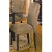 4 "new" Parson Chairs With Cherry Legs & Microfiber Cover
